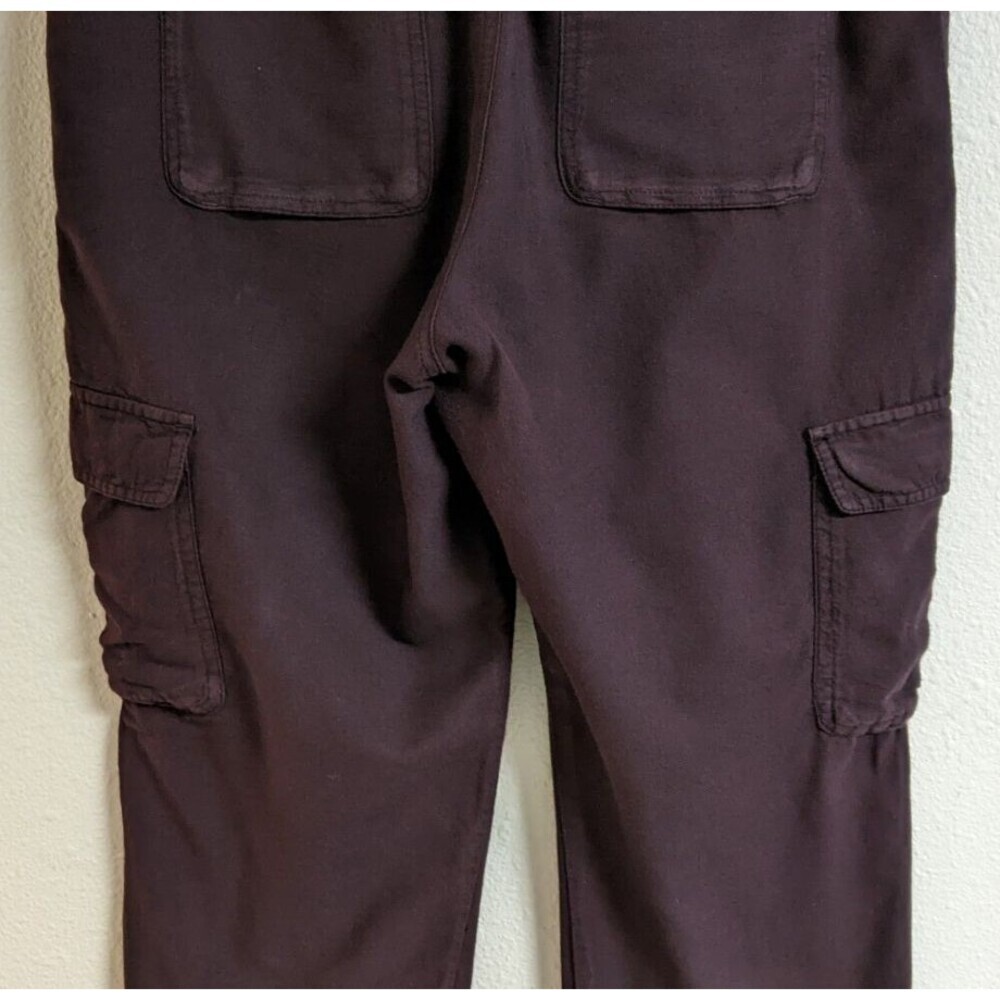 Aritzia COMMUNITY Cebu Cotton Eggplant Purple Colored Joggers Pants M - Picture 8 of 12
